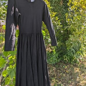 Vintage Black Long Sleeve Dress